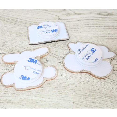 スマホアクセ アクリルスマホグリップ cat not stand プレゼント グッズ メール便可