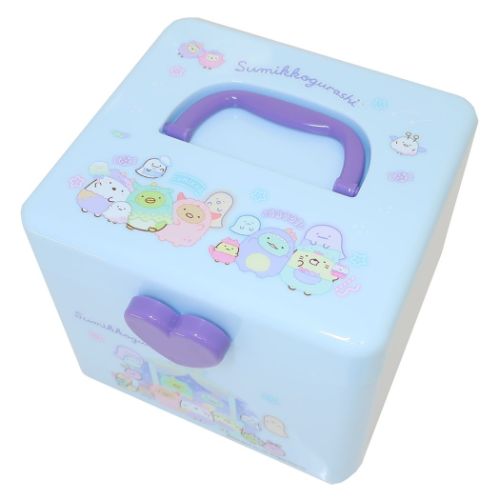 すみっコぐらし 卓上収納 持ち手付きボックスM おばけのナイトウォーク サンエックス キャラクター グッズ