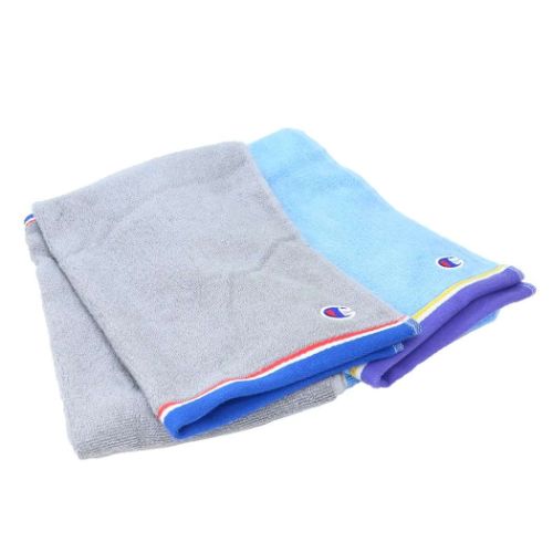 チャンピオン フェイスタオル ジャガードロングタオル シンプルカラーロゴ スポーツブランド グッズ メール便可