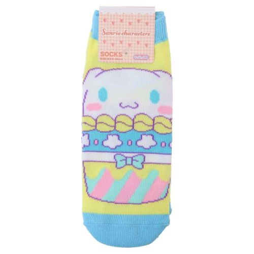 シナモロール 靴下レディース キャラックス カップケーキ サンリオ キャラクター グッズ メール便可