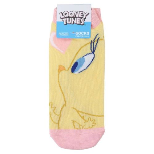 ルーニーテューンズ 靴下レディース キャラックス 横顔ハート LOONEY TUNES キャラクター グッズ メール便可