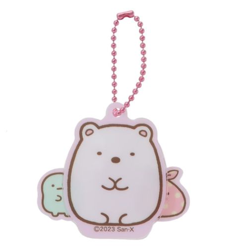 すみっコぐらし キーチェーン ひょっこりアクリルキーホルダー しろくま サンエックス キャラクター グッズ メール便可