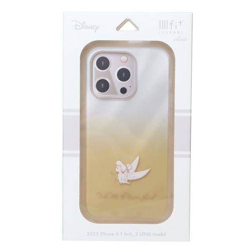 ティンカーベル iPhone15 IIIIfit Clear 2023 iPhone 6.1 inch 3 LENS model対応ケース iPhone15Pro ディズニー メール便可