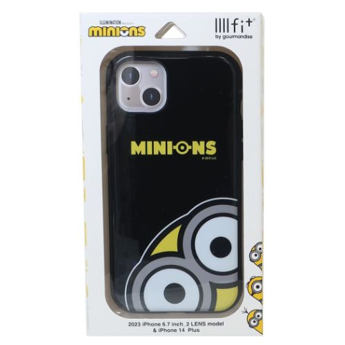 ミニオンズ iPhone15 IIIIfit 2023 iPhone 6.7 inch 2 LENS model/14 Plus対応ケース ボブ メール便可