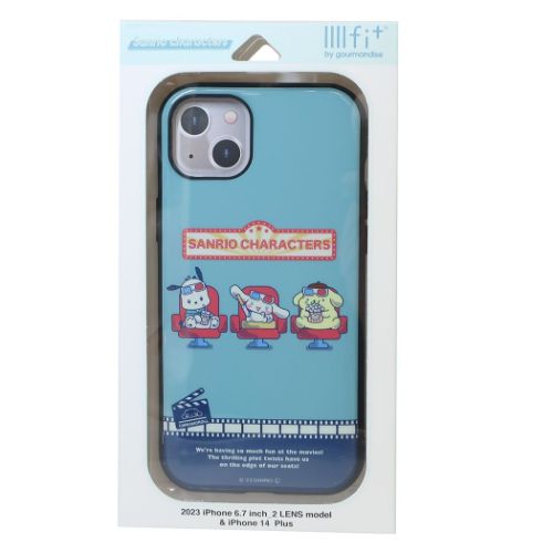 サンリオズ iPhone15 IIIIfit 2023 iPhone 6.7 inch 2 LENS model/14 Plus対応ケース iPhone15Plus/14 Plus サンリオ メール便可