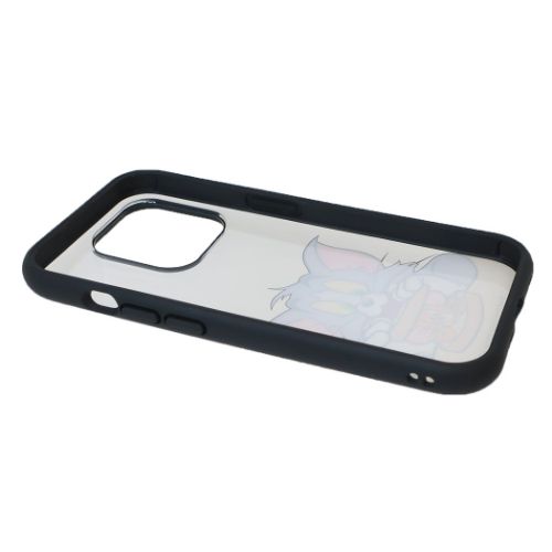 トム＆ジェリー iPhone15 IIIIfit Clear 2023 iPhone 6.1 inch 3 LENS model対応ケース サンドイッチ ワーナーブラザース メール便可