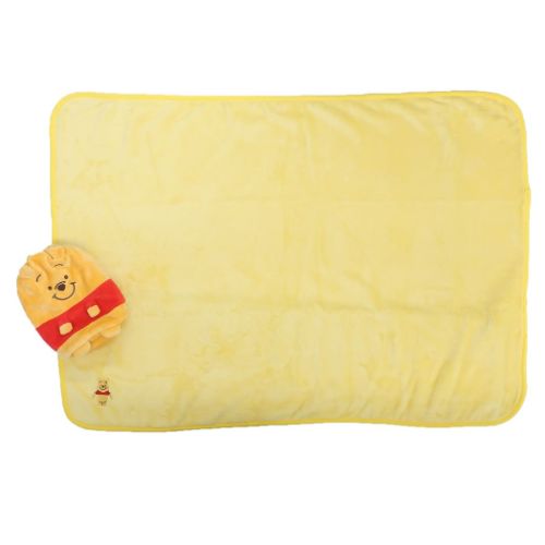 くまのプーさん ブランケット マスコット巾着付きブランケット ふわふわ ディズニー キャラクター グッズ