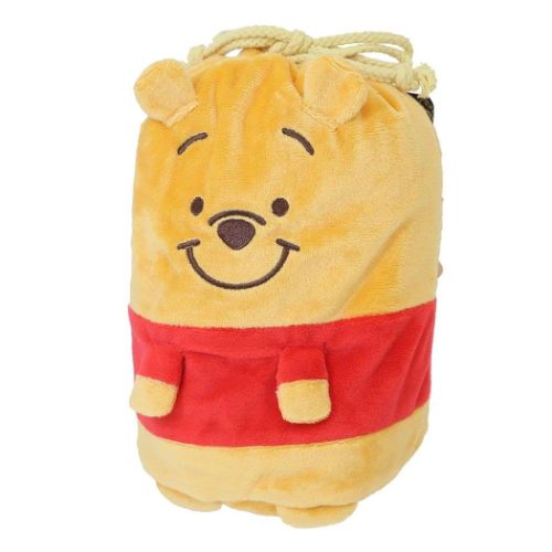くまのプーさん ブランケット マスコット巾着付きブランケット ふわふわ ディズニー キャラクター グッズ
