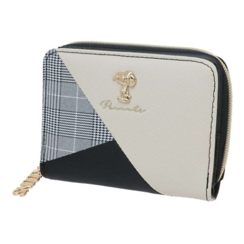 スヌーピー 財布 ラウンド札入れ スリーレザーシリーズ ピーナッツ キャラクター グッズ