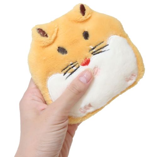 ハムハムズ ぬいぐるみカイロ ポケットカイロ オレンジ ウォーマー雑貨 防寒 グッズ メール便可