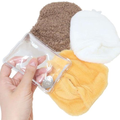 ハムハムズ ぬいぐるみカイロ ポケットカイロ オレンジ ウォーマー雑貨 防寒 グッズ メール便可