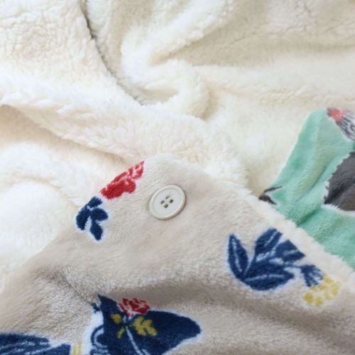 ムーミン ひざ掛け毛布 ボア付3WAYケープ フラワーブロック 北欧 キャラクター グッズ