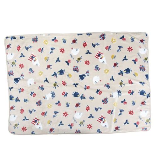 ムーミン ひざ掛け毛布 ケープM フラワーブロック 北欧 キャラクター グッズ