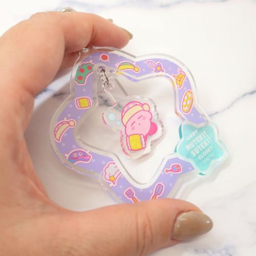 星のカービィ キーホルダー ゆらっとアクリルキーホルダー スリープ 任天堂 キャラクター グッズ メール便可