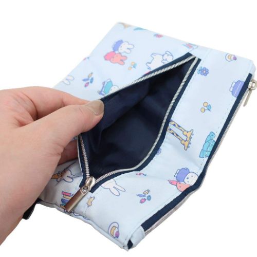 ミッフィー コスメポーチ 2段ポーチ 総柄 ディックブルーナ 絵本キャラクター グッズ メール便可