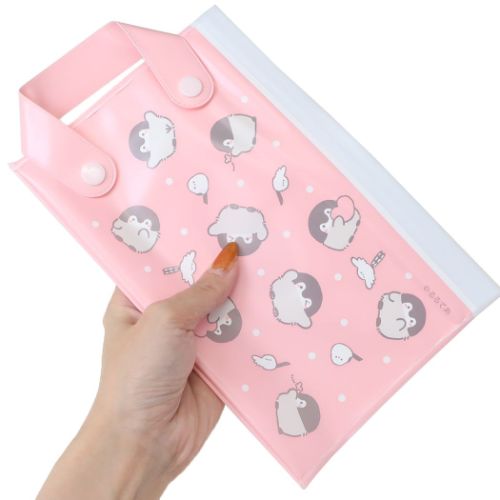 コウペンちゃん ミニポーチ フタ付きキャリーポーチ ラブリー LINE FRIENDS キャラクター グッズ メール便可