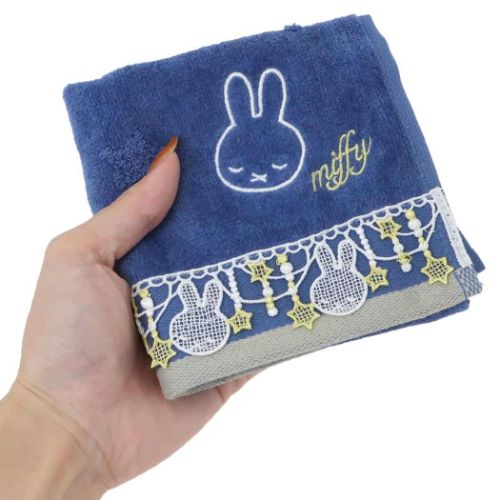 ミッフィー ハンドタオル ジャガードタオル ミッドナイトスター ディックブルーナ 絵本キャラクター グッズ メール便可