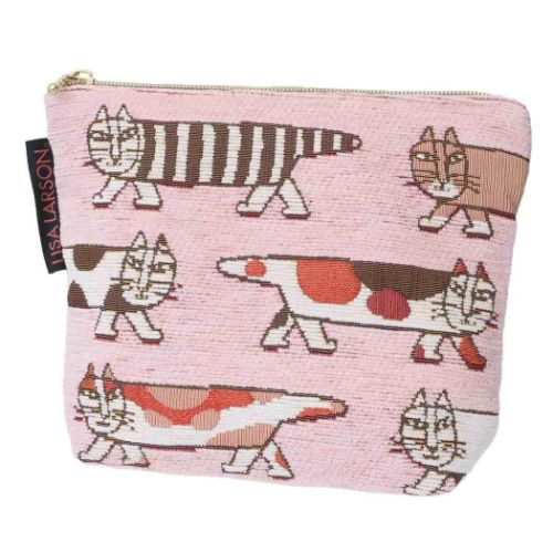 リサ ラーソン ミニポーチ ポーチ ピンクマイキー キャラクター グッズ メール便可