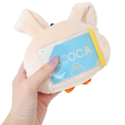 クレヨンしんちゃん パスケース ぬいぐるみパスケース付きポーチ ネネちゃんうさぎ アニメキャラクター グッズ