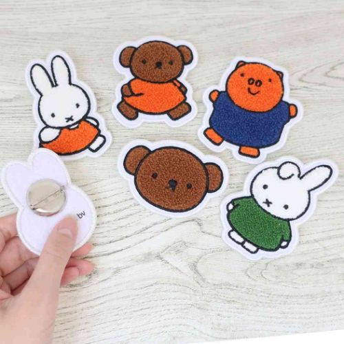 ミッフィー バッジ サガラバッジ ポピーさん ディックブルーナ 絵本キャラクター グッズ メール便可