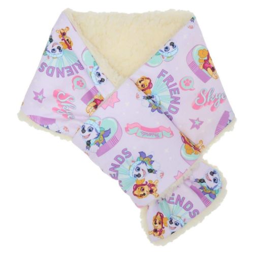 パウパトロール ウォーマー雑貨 マフラー 総柄 アニメキャラクター グッズ メール便可