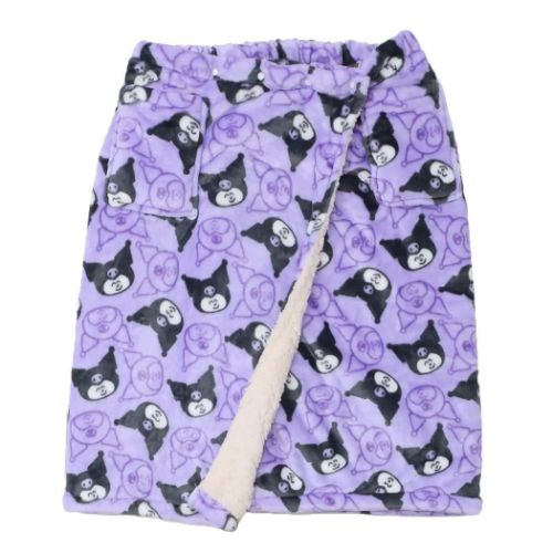 クロミ ひざ掛け 巻きブランケット おえかきさんxさんりおきゃらくたーず サンリオ キャラクター グッズ