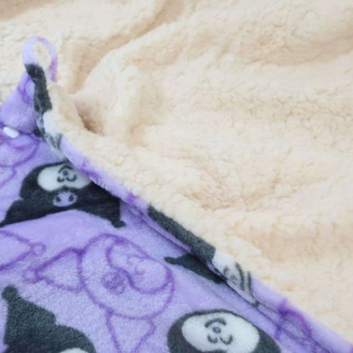 クロミ ひざ掛け 巻きブランケット おえかきさんxさんりおきゃらくたーず サンリオ キャラクター グッズ