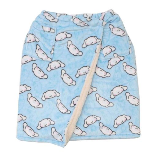 シナモロール ひざ掛け 巻きブランケット おえかきさんxさんりおきゃらくたーず サンリオ キャラクター グッズ