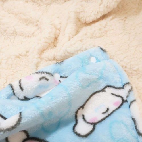 シナモロール ひざ掛け 巻きブランケット おえかきさんxさんりおきゃらくたーず サンリオ キャラクター グッズ