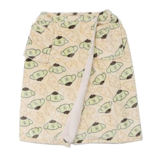 ポムポムプリン ひざ掛け 巻きブランケット おえかきさんxさんりおきゃらくたーず サンリオ キャラクター グッズ