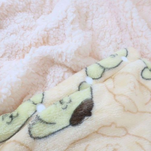 ポムポムプリン ひざ掛け 巻きブランケット おえかきさんxさんりおきゃらくたーず サンリオ キャラクター グッズ