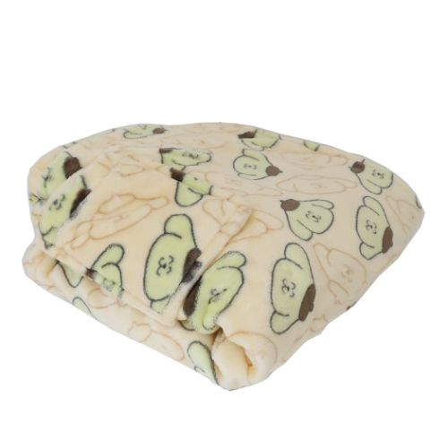 ポムポムプリン ひざ掛け 巻きブランケット おえかきさんxさんりおきゃらくたーず サンリオ キャラクター グッズ