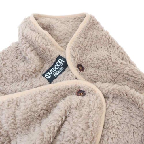 OUTDOOR ブランケット 3wayひざ掛け ウォーマー雑貨 防寒対策 グッズ