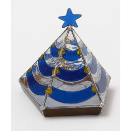 装飾品 ステンドツリー BLUE 北欧 オーナメント グッズ
