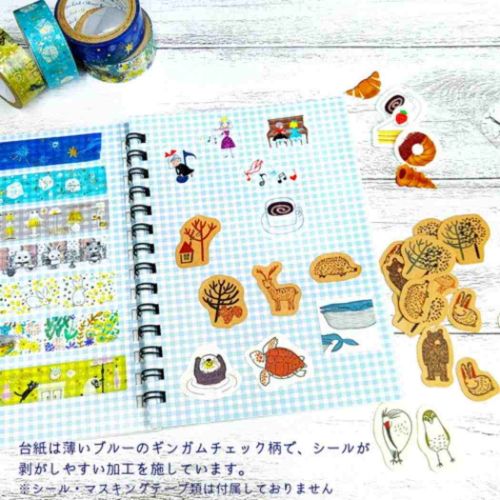 シール手帳 シール帳 A6 レモン シール交換 シール台紙 グッズ メール便可