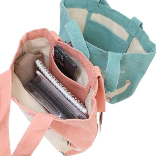 不二家のペコちゃん ランチバッグ ミニトート ペコとターチャン キャラクター グッズ メール便可