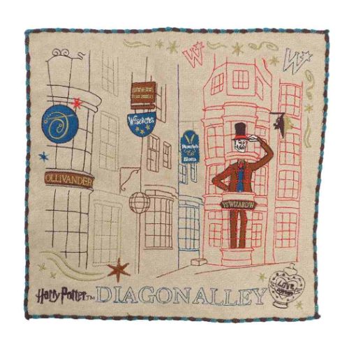 ハリーポッター ミニタオル シャーリングハンカチタオル ダイアゴン横丁 ワーナーブラザース 映画キャラクター グッズ メール便可