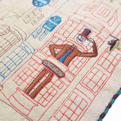 ハリーポッター ミニタオル シャーリングハンカチタオル ダイアゴン横丁 ワーナーブラザース 映画キャラクター グッズ メール便可