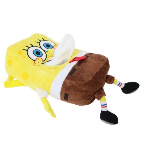 スポンジボブ ボックスティッシュケース ダイカットティッシュカバー キャラクター グッズ