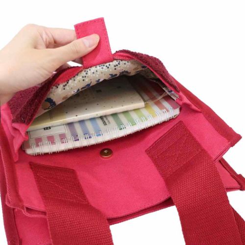 ムーミン トートバッグ ミニバッグ もこもこレッド 北欧 キャラクター グッズ