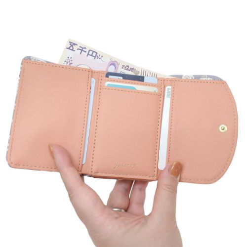 yukino ミニウォレット がま口三つ折り財布 小型犬たち いぬ おしゃれ プレゼント グッズ