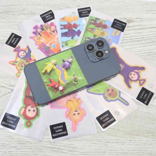 テレタビーズ ダイカットシール キャラクターステッカー ティンキー ウィンキー YE キャラクター グッズ メール便可