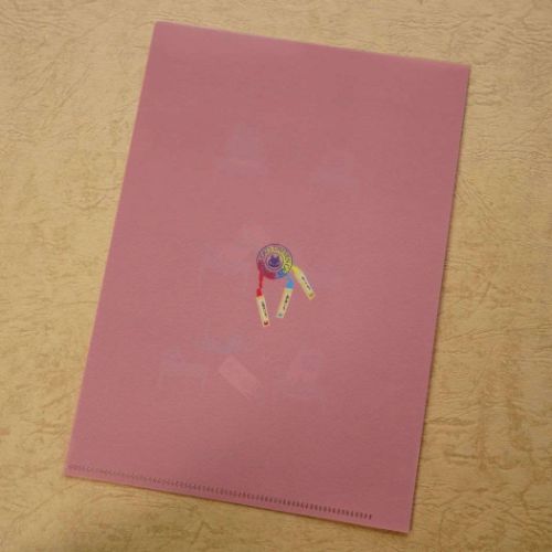 クリアフォルダー クリアファイルA5 UNEVEN CATS school かわいい グッズ メール便可