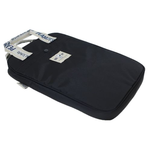 スヌーピー トートバッグ スクエアトートバッグ BK ピーナッツ キャラクター グッズ