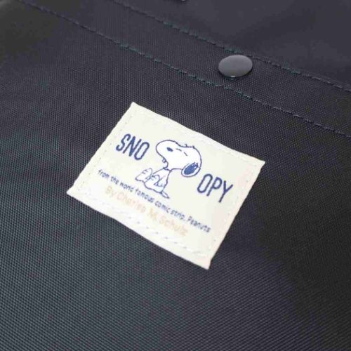 スヌーピー トートバッグ スクエアトートバッグ BK ピーナッツ キャラクター グッズ