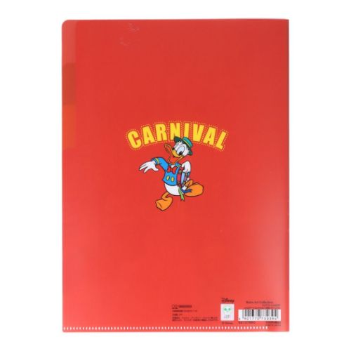 ディズニークラシック A5クリアファイル クリアファイル３P レトロ カーニバル ディズニー キャラクター グッズ メール便可
