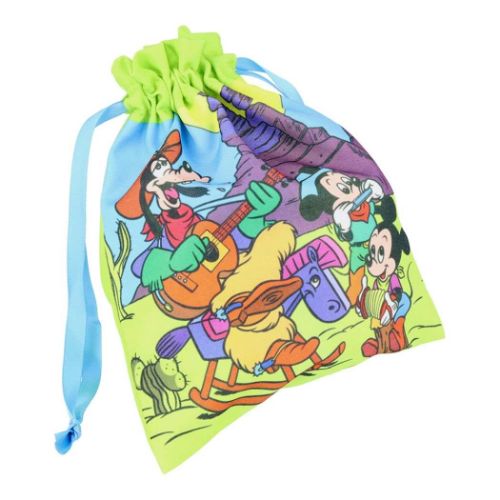 ディズニークラシック 巾着袋/きんちゃく 巾着 レトロ ウエスタン ディズニー キャラクター グッズ メール便可