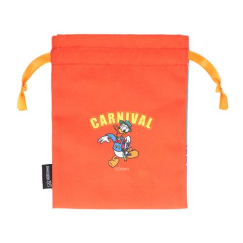 ディズニークラシック 巾着袋/きんちゃく 巾着 レトロ カーニバル ディズニー キャラクター グッズ メール便可