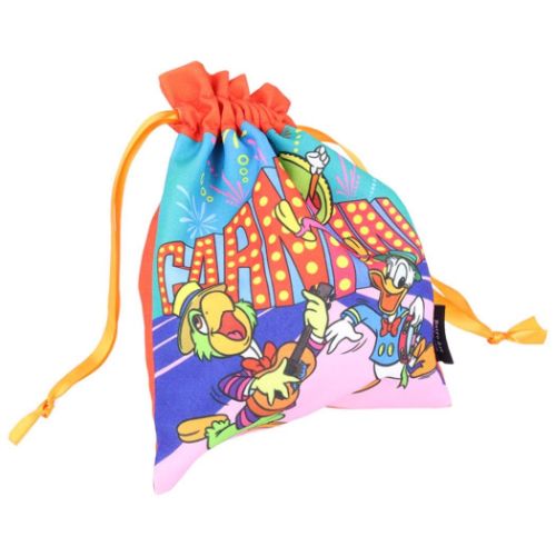 ディズニークラシック 巾着袋/きんちゃく 巾着 レトロ カーニバル ディズニー キャラクター グッズ メール便可