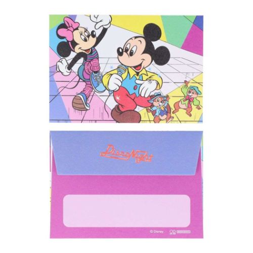 ディズニークラシック レターセット/お手紙セット ミニレターセット レトロ ダンス ディズニー キャラクター グッズ メール便可